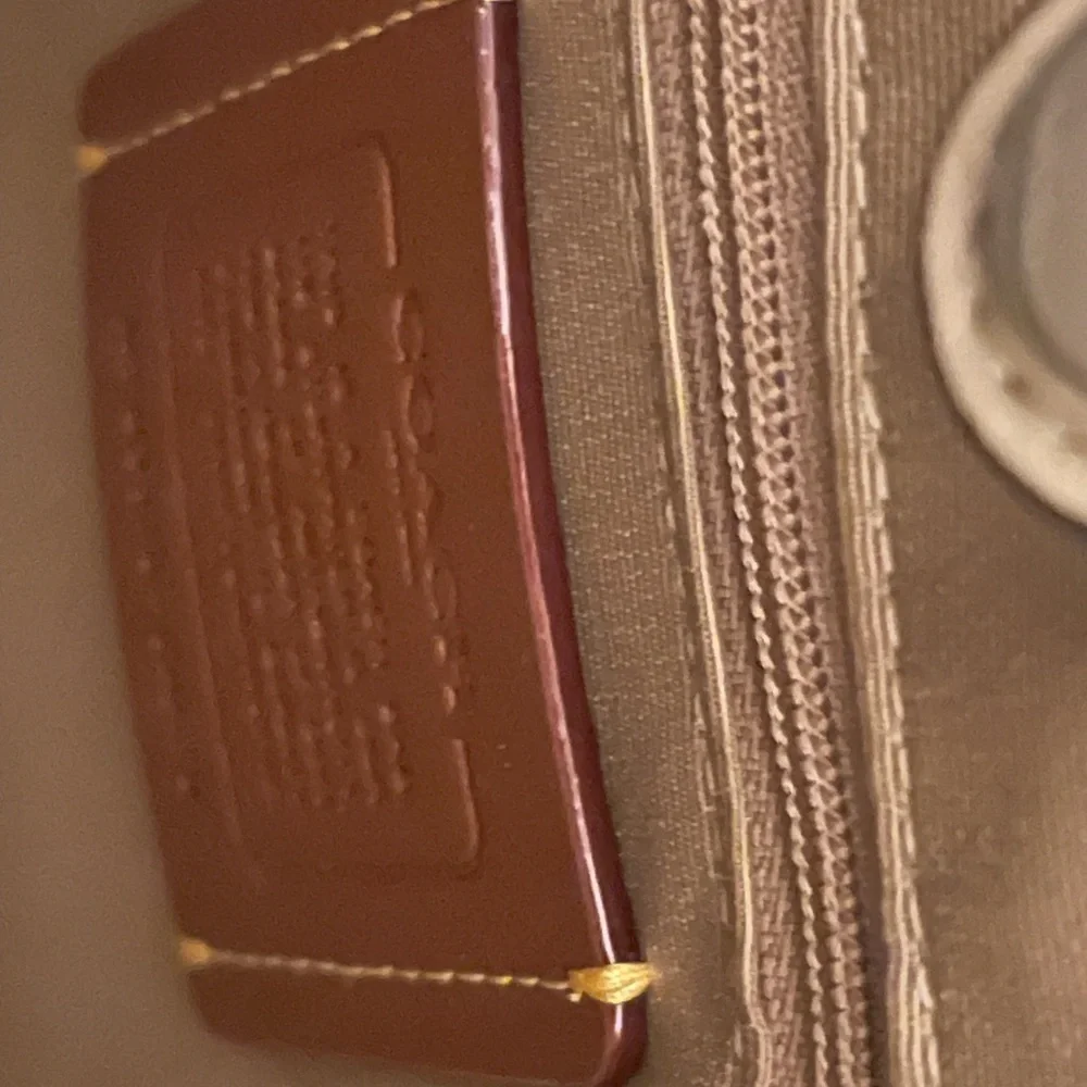 Coach Lemon Print Tan Satchel - Picture 5 of 5